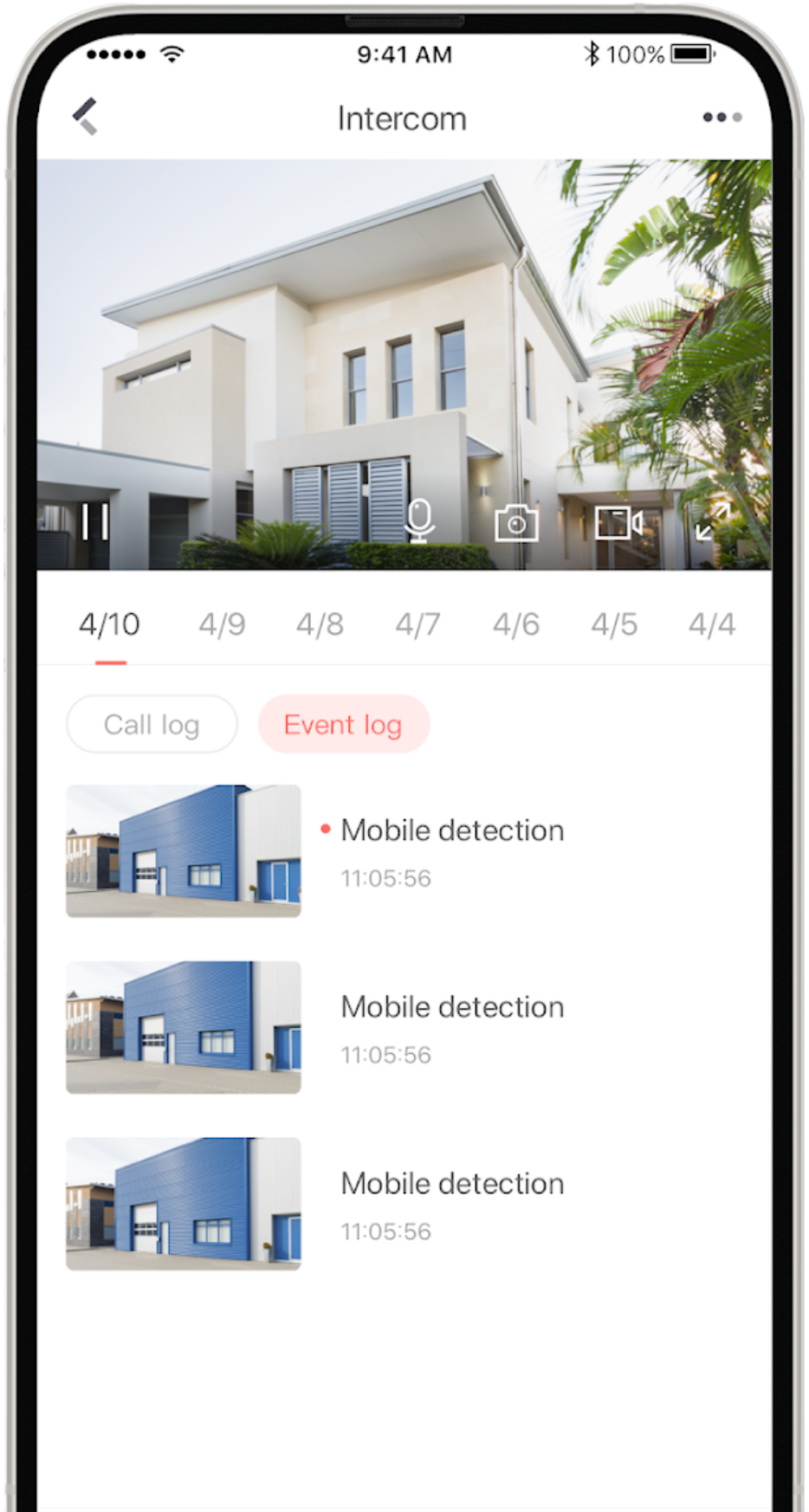 hik-vision app in smartphone